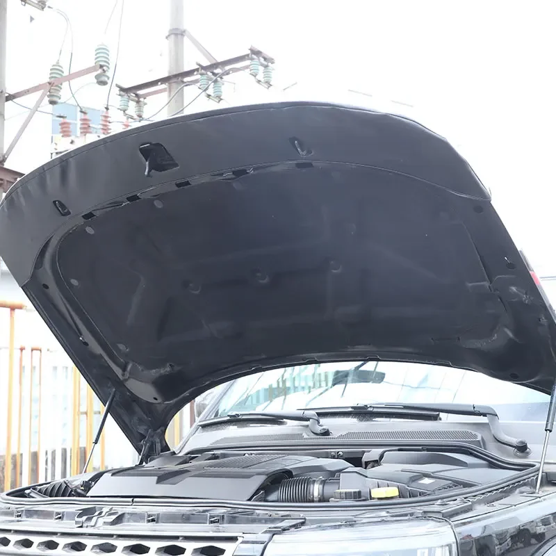 

For Land Rover Discovery 3 4 2004-2016 Leather Car Hood Guard Sand Stone Guard Car Exterior Protection Modification Accessories