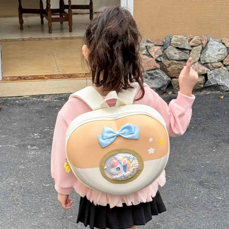 Princess Eggshell EVA Backpack Trendy Children's School Bag for Girls Toy Dual-Shoulder Bag for Kindergarten
