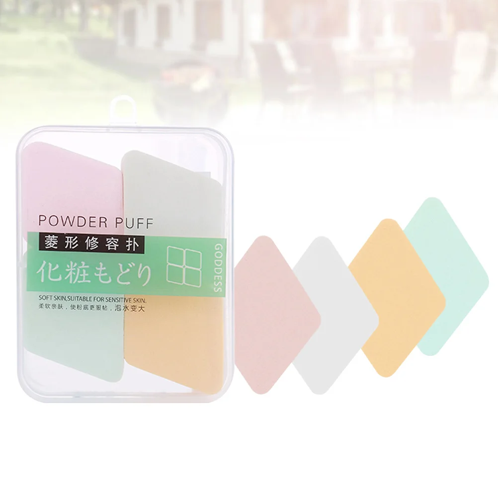 1Set Diamant Make-Up Schwamm Puff Weiche Elastische Puff für Flüssigkeit Pulver Creme Foundation Nass Trocken Gesichts Make-Up-Tool