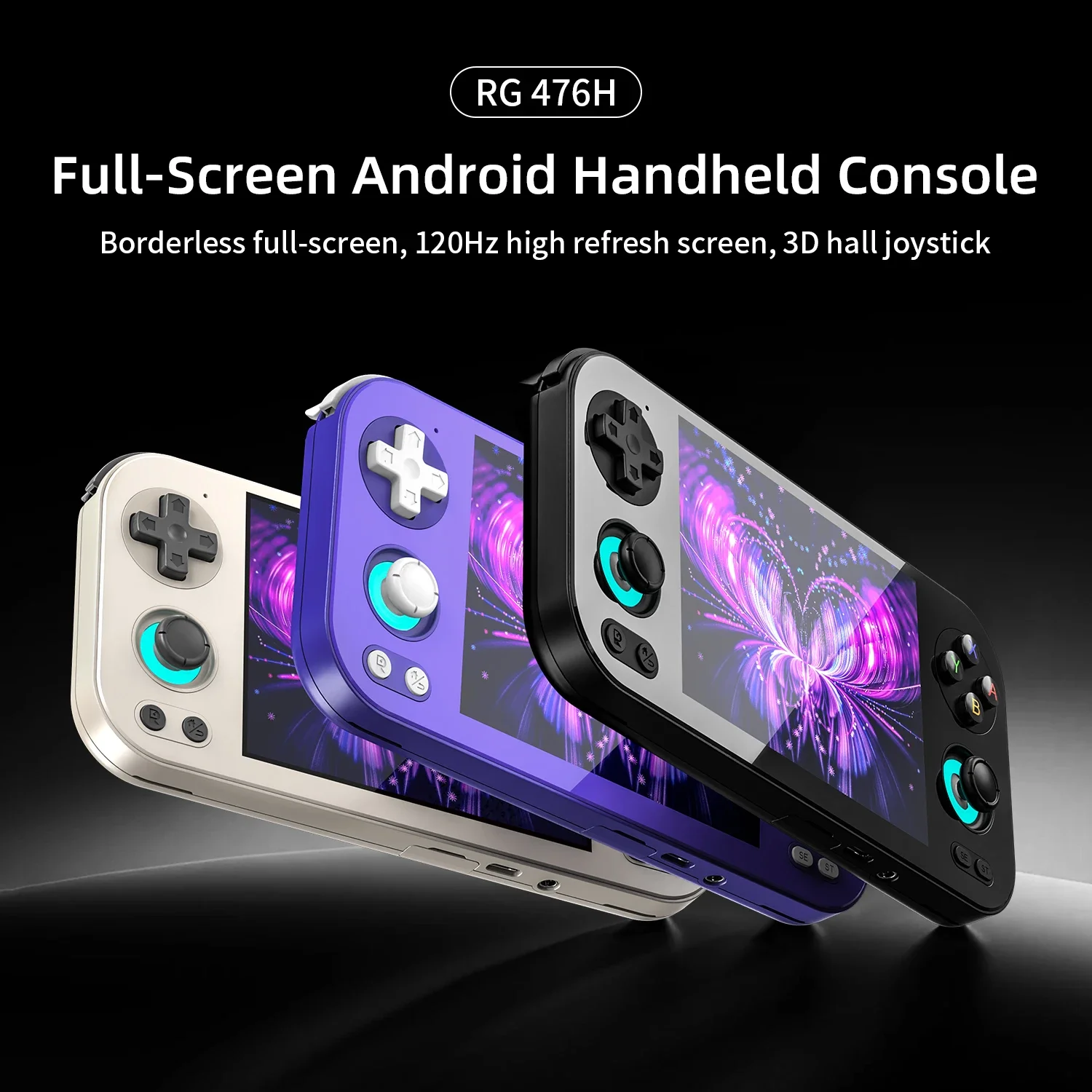 

HOT Anbernic RG 476H portable Handheld Game Console 4.7"HD Multi-touch Full Screen Wifi Video Games Player Android13 PSP PS2