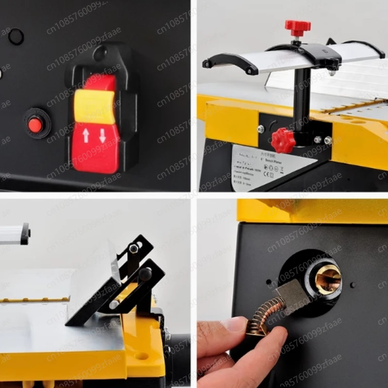 Woodworking Benchtop Jointers 6in Electric Wood Thicknesser Hand Planer Woodworking Jointer Carving Power Tools Work Table