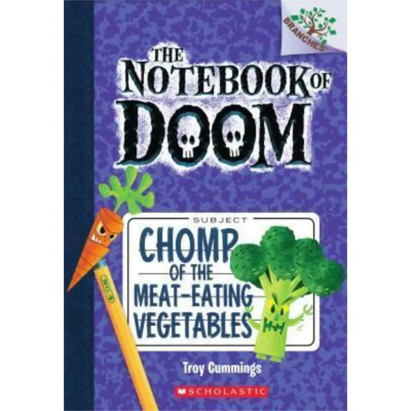 The Notebook Of Doom 04 Chomp Of The MeatEating Vegetables Toy Cummings SCHO ZY 9780545552998 Book