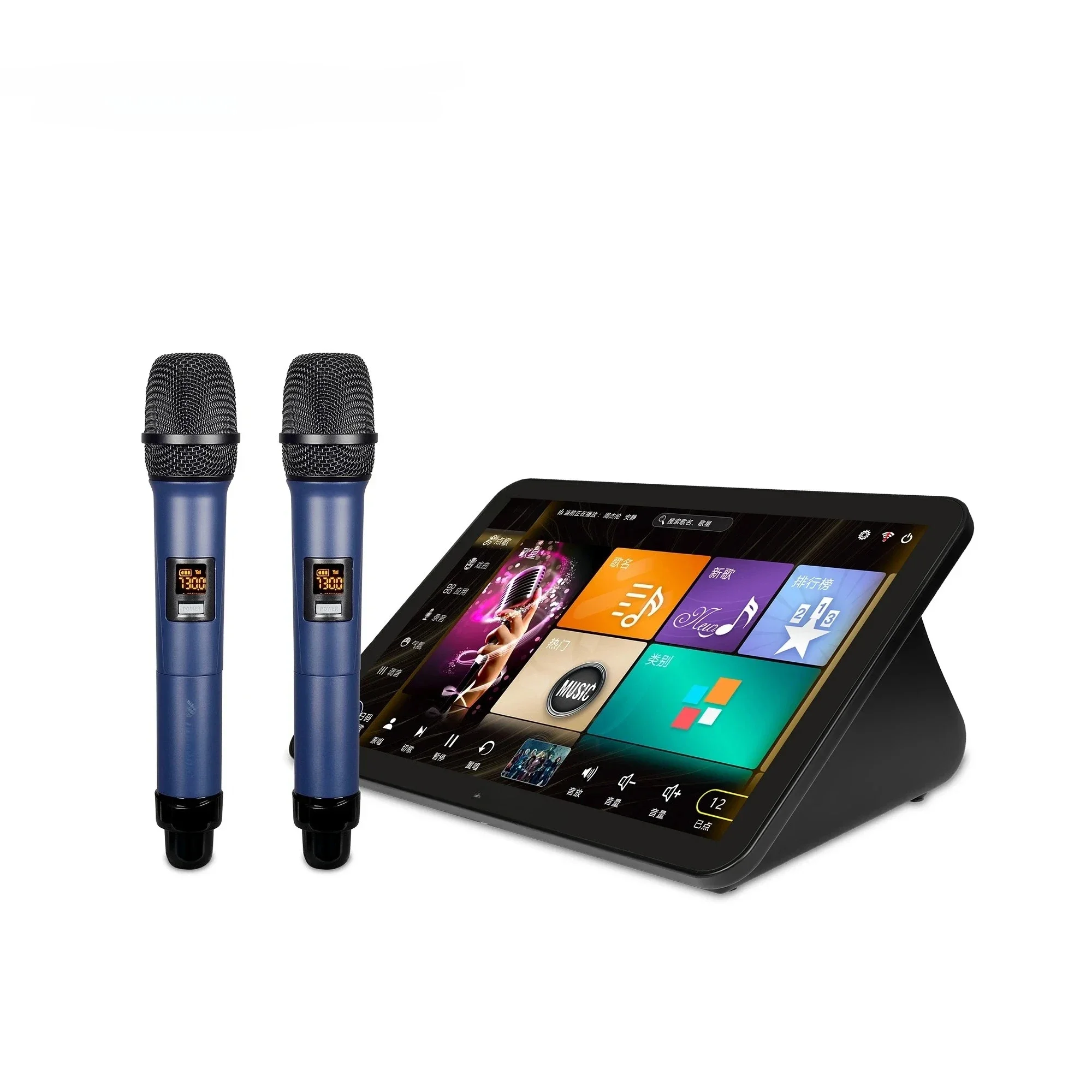 Reproductor de Karaoke de 15.6 Pulgadas, 1T, 4 en 1, Salida 4K, Sistema de Karaoke Doméstico Económico, Sistema de Selección de Canciones Inteligente, Máquina de Karaoke