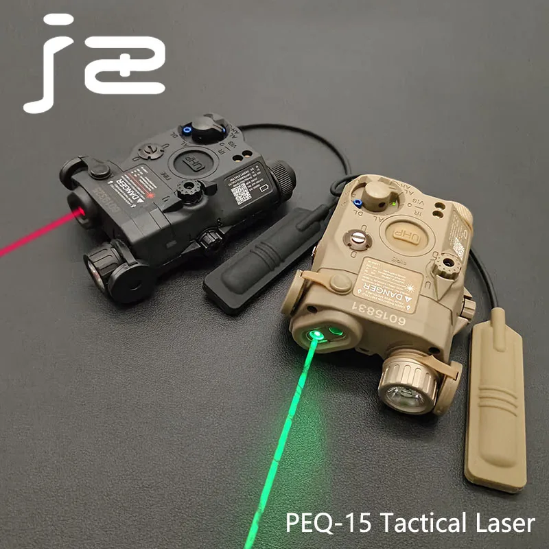 Imagem -03 - Airsoft Tactical ir Luz de Preenchimento Ponto Vermelho e Verde Caça Scout Light Laser Duplo Trilho de 20 mm Visando a Arma Peq15