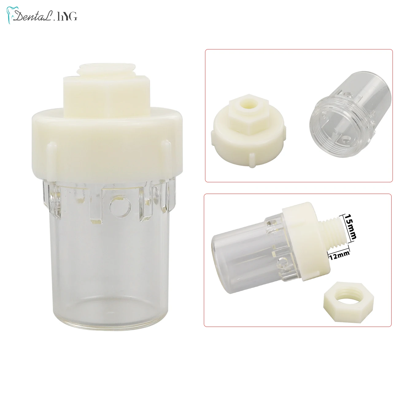 Dental Filter Cup Plastic Saliva Ejector Suction Filter Cup Dental Chair Supplies Accessory Suitable For  Dental Chairs Unit