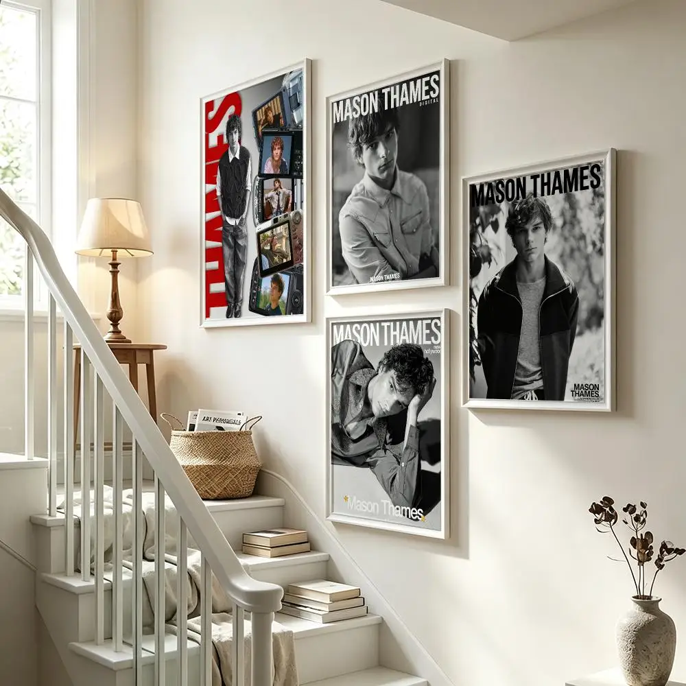 actor Mason Thames Poster Poster HD Waterproof Self-adhesive Art Print Wall Decor for Bedroom Living Room Gift