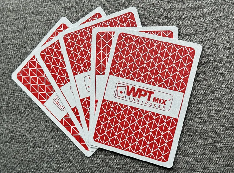 Neue 1 Sätze Baccarat Texas Hold'em Kunststoff-Spielkarten, wasserdicht, glatt, Poker-Karte, Brettspiele, Rot/Blau – Detail 9