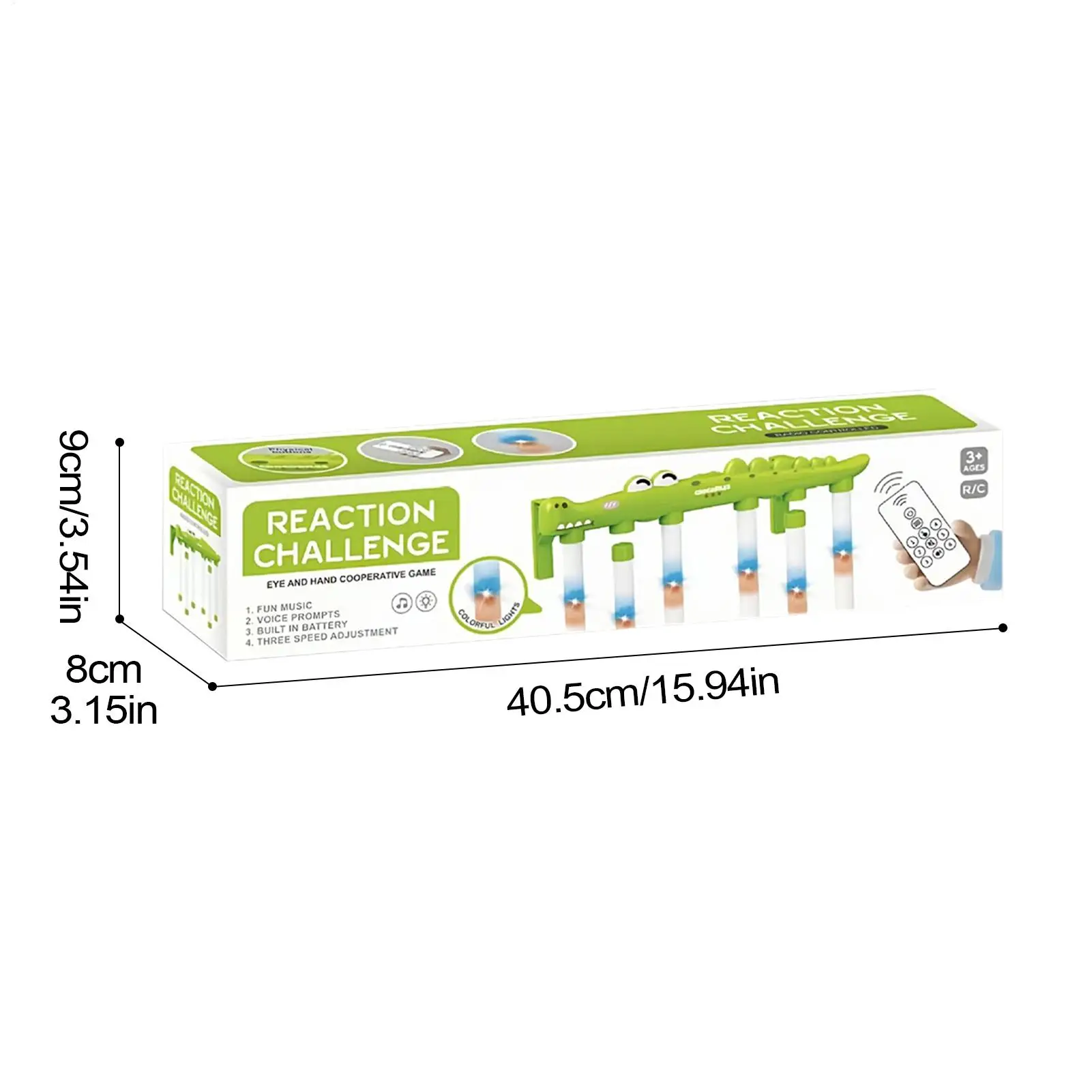 Gra z pałeczką reakcyjną Trening koordynacji ręka-oko Gra reakcyjna 3 Regulowane prędkości Trening reakcji Zabawki Interaktywne Sporty