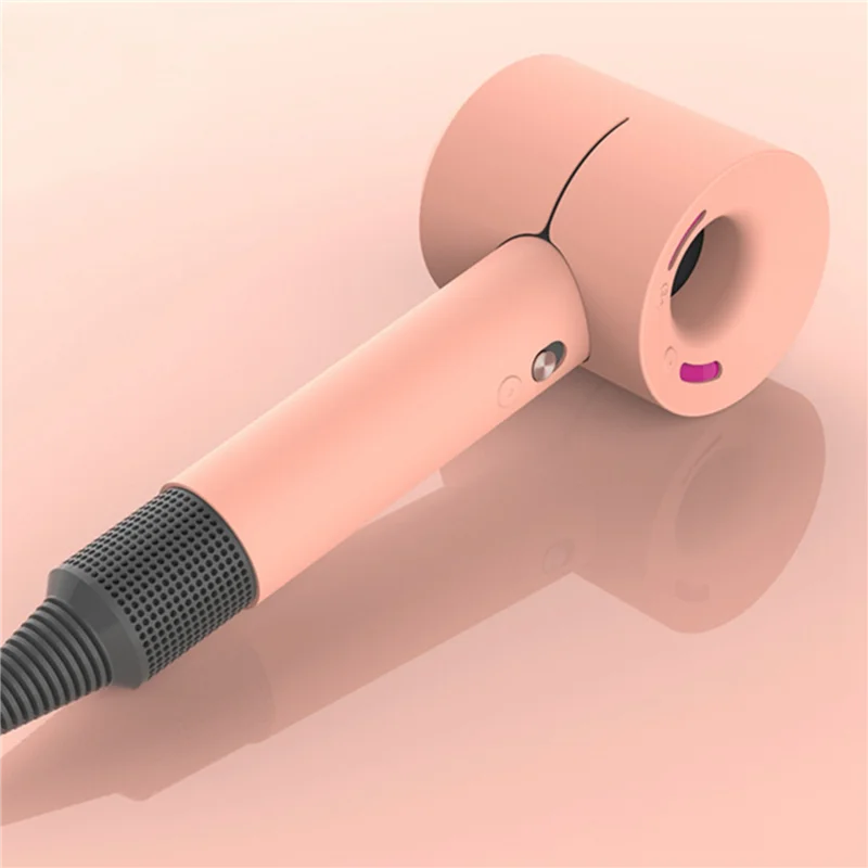 Custodia protettiva per asciugacapelli per Dyson Custodia protettiva in gel di silicone morbido portatile antipolvere per asciugacapelli-BlackN02R