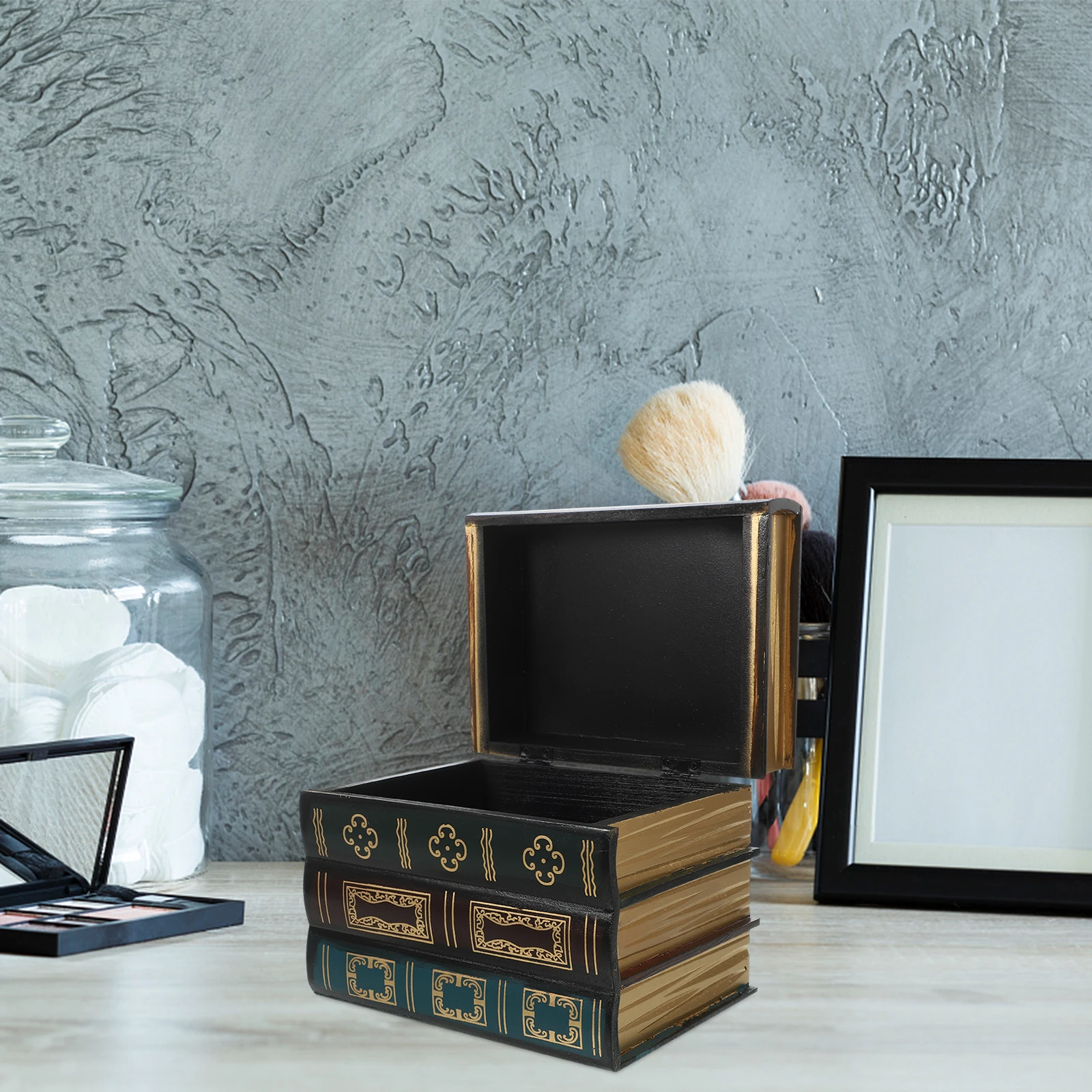 

Shape Desk Organizer Entryway Holder Jewelry Container Decorative Box Coin Storage Multifunctional Storage Box Retro