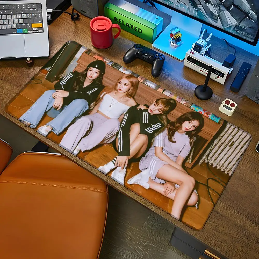 kpop Girl B-Blackpink 2024 new model Mouse Pad Gaming Abstract Large 800x400mm MouseMat Gamer XXL Mause Carpet PC Desk