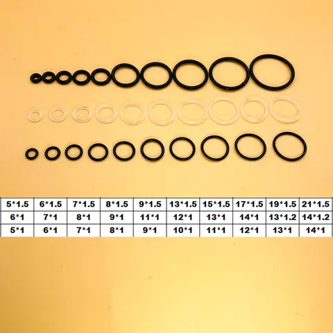 100pcs/150pcs/200pcs Rubber O-ring Gaskets Seal Ring Set Nitrile Rubber High Pressure O-Rings For RTA RDA RBA Tank Mod