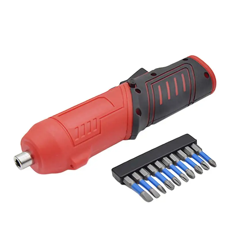 

Electric Drill Cordless Electric Screwdriver Set Rechargeable Portable Hand Tool Double Position Handle Compact Small