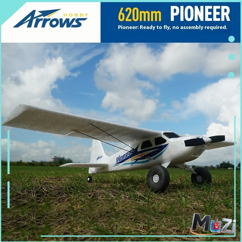 

Blue Arrow Flight Model 620mm Pioneer Beginner Rc Plane Fixed Wing Entry Rtf Remote Control Electric Model Aircraft RTF