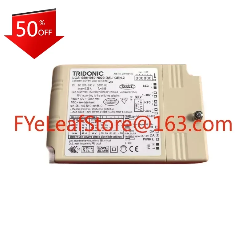 

apply to TRIDONIC LED Power Supply LCAI TCI Cold Light Source Driver 50W Module SAA-121682-EA