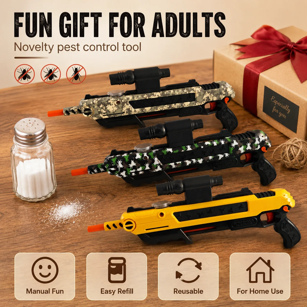 Salt Gun Geliştirilmiş Versiyo - Electronics New Gadgets incelemesi ve fiyatı
