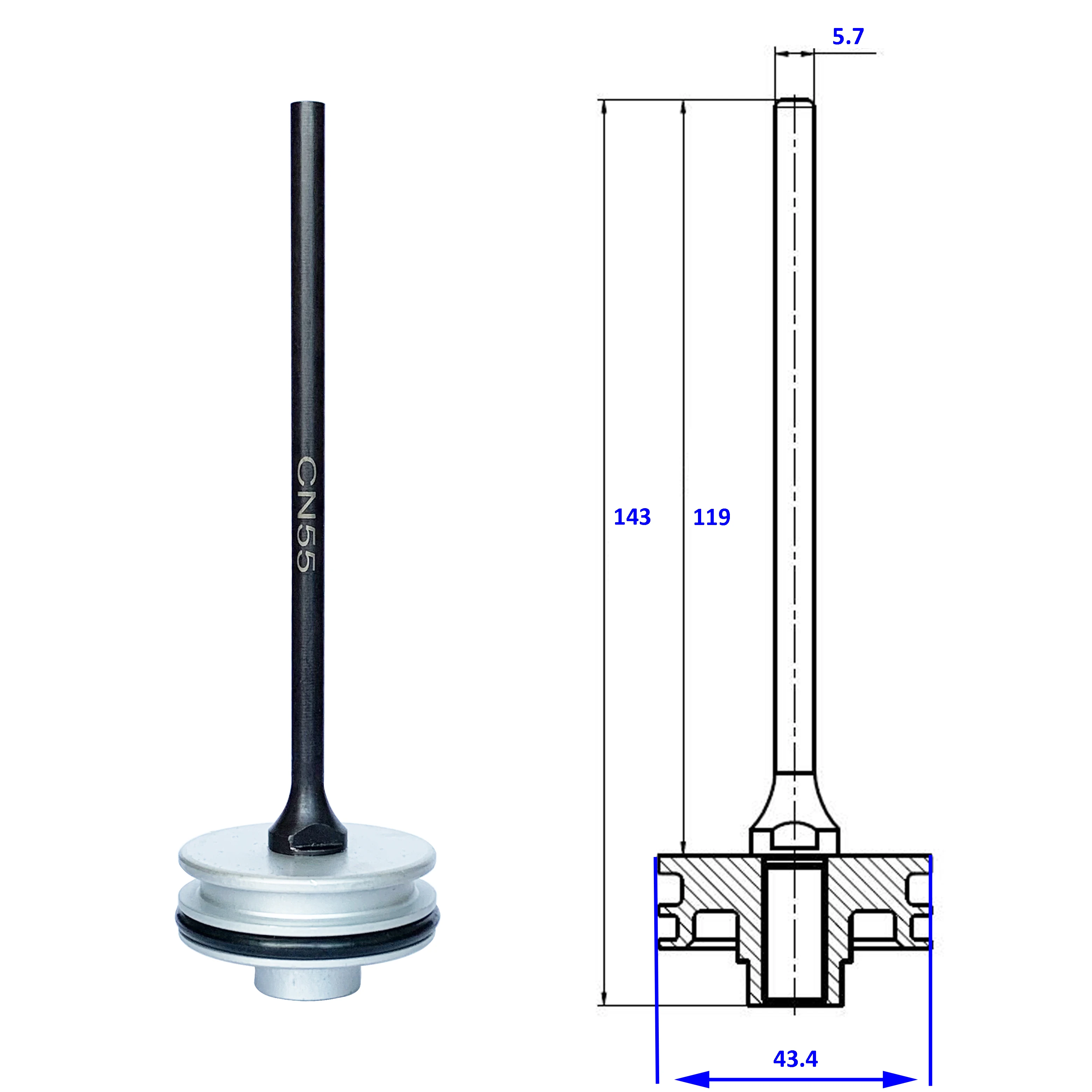 

For Coil Nail Gun Parts Drive for the Aftermarket with Max Bostic Hitachi Compatible Main Piston Unit