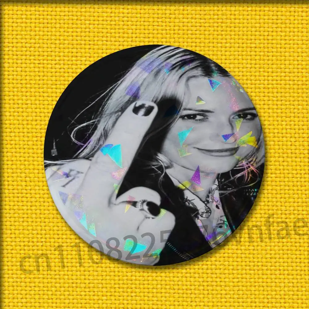 إميلي A-Armstrong L-Linkin P-Park شارات 75 مللي متر 25 مللي متر 44 مللي متر 32 مللي متر 58 مللي متر دبوس مستدير بروش تذكارية الملابس تأثيري هدية اكسسوارات