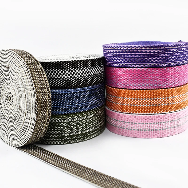 

5Meters 20-34mm Jacquard Webbing Ribbon for Bag Strap Shoes Bias Binding Band Backpack Polyester Cotton Tape Sewing Accessories