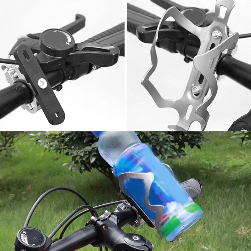 Bicycle Water Bottle Holder Adapter 2-2.5cm Aperture Road Bike Handlebar Kettle Seat Post Holder Bracket Clip Handlebar Mount