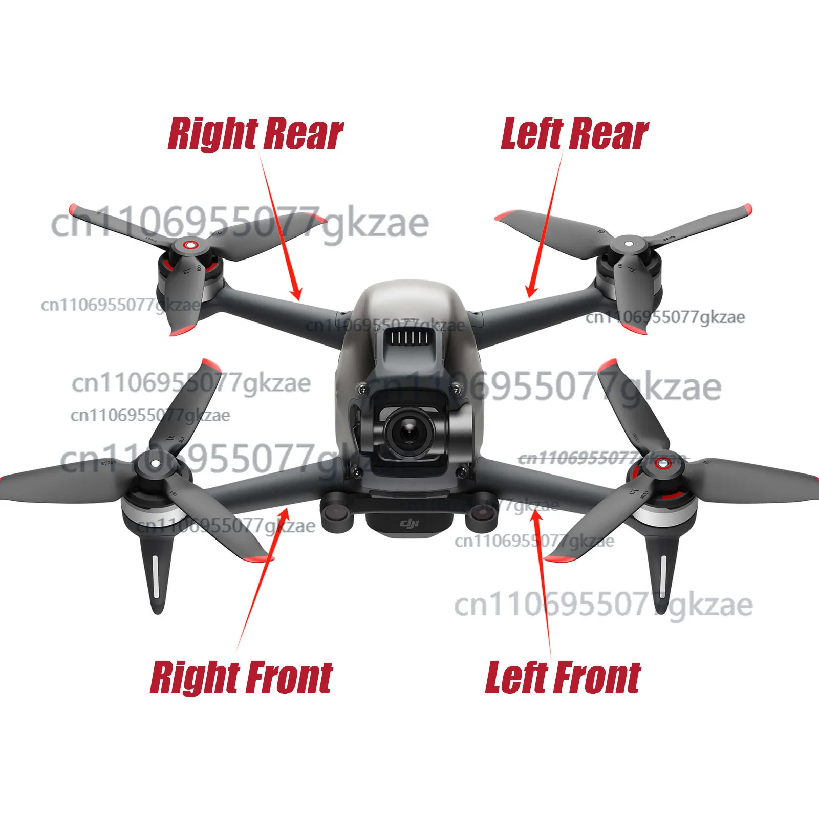 usato-oem-anteriore-posteriore-destro-sinistro-braccio-aeronautico-shell-±-motore-e-luce-per-drone-dji-fpv