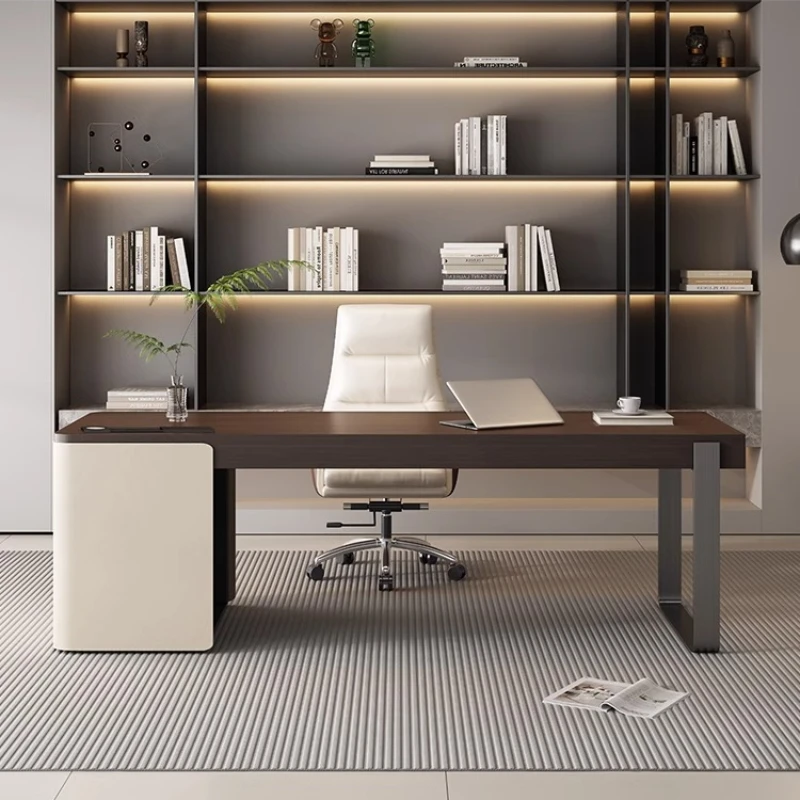 Negotiations Italian Office Desks Minimalism Household Study Simplicity Office Desks Modern Escritorio Office Furniture QF50OD