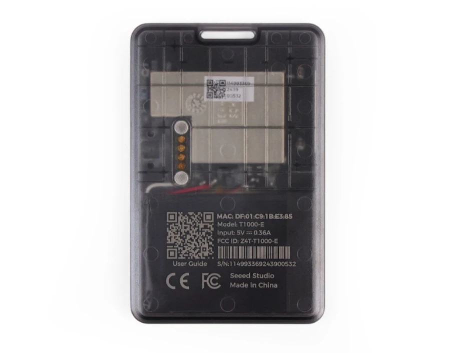 جهاز تعقب بطاقة SenseCAP T1000-E لوحدة Meshtastic، 868 ميجا هرتز 915 ميجا هرتز، Nordic nRF52840، Medatek AG3335 GPS #5