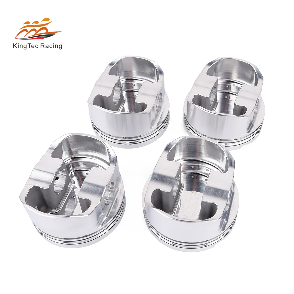 

KTC Racing Forged Pistons G4GF for Hyundai TiburonCoupe 96-01 Hyundai Elantra 95-00 with Rings Pins High Performance