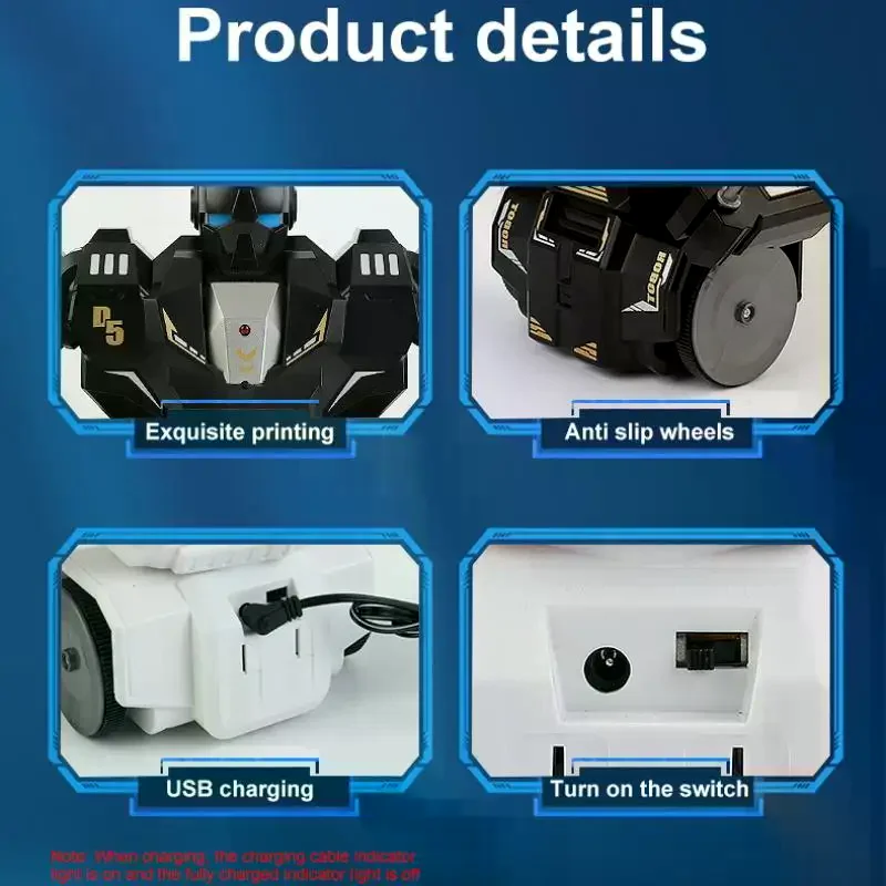 

1 Set Girls Birthday Gifts RC Battle Robots 360 Degree Rotation Flexible Handling Remote Control Toys For Kids Parent-child Toy