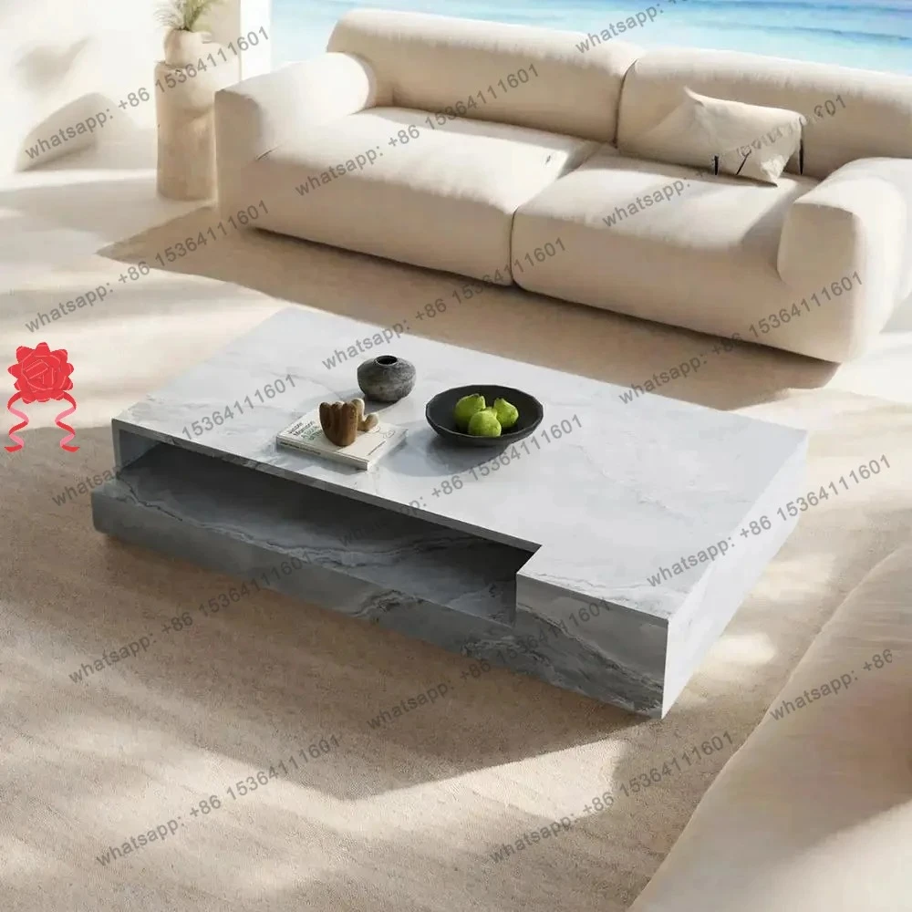 

Rectangular Designer Tea Table Custom Living Room Centerpiece" Pink Jade Marble Coffee Table - Luxury Slate Stone