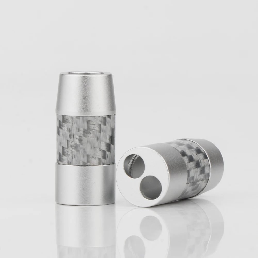 Y الفاصل HIFI الصوت سماعة كابل ألياف الكربون سلك محول 6.0 مللي متر إلى 3.5 مللي متر ثقب المتكلم سلك الصوت التوصيل لترقية كابل