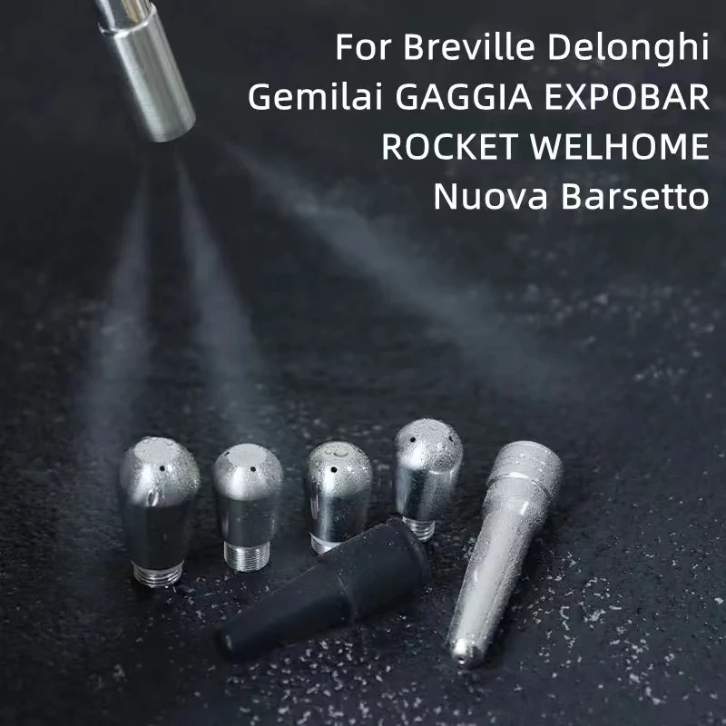 3/4 Hole Steam Nozzle For Delonghi Breville GAGGIA EXPOBAR ROCKET WELHOME Coffee Machine Steam Nozzle Accessories For De longhi