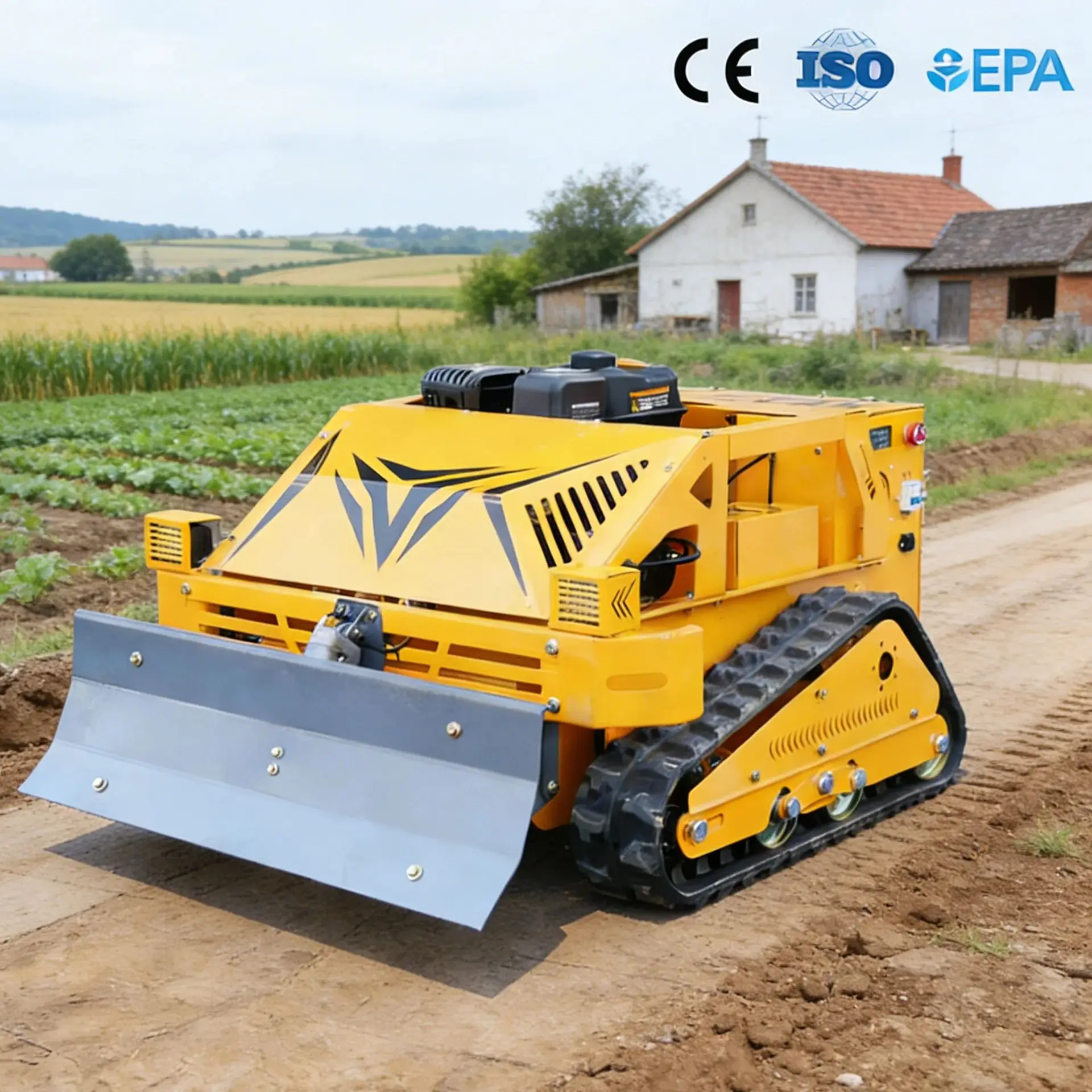 

Customized Flail Mower - Easy Start 550mm Cutting Width Hydraulic Lifting with Snow Shovel Function flail mower