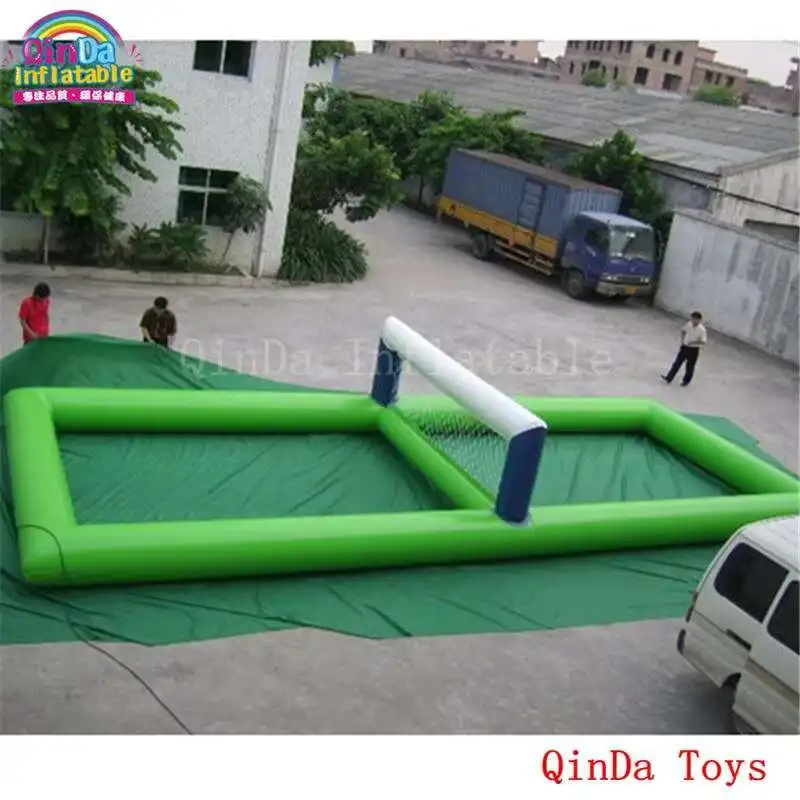 Equipment Water 10*5*1.2M Volleyball Sport Court,Commercial Used Inflatable Water Volleyball Field For Sale