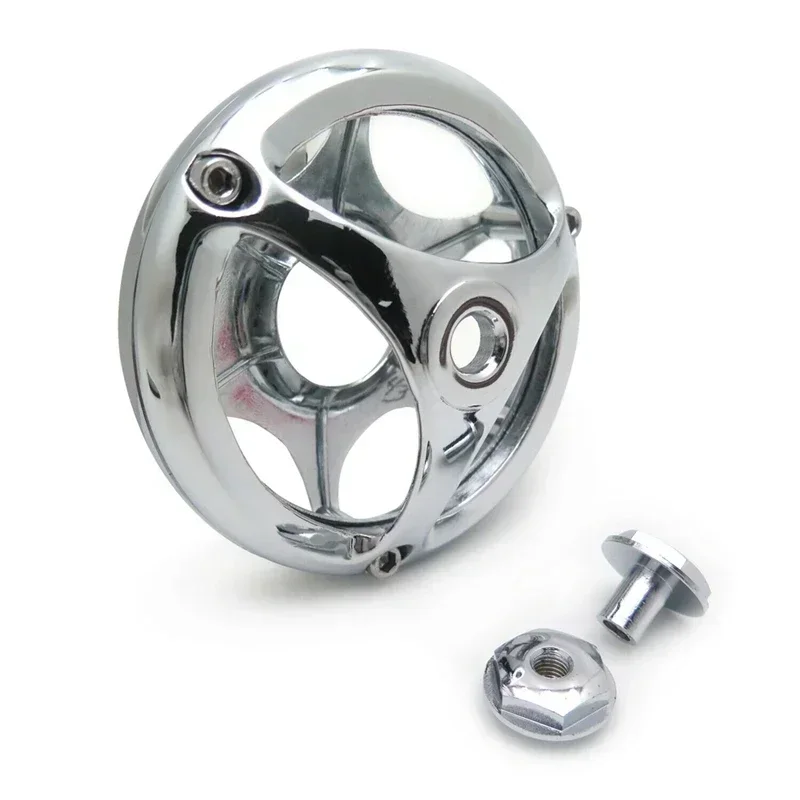 

Motorcycle Accessories Chrome Vantage Horn Cover for 1998-2013 Yamaha V-Star 650/Classic/Custom Vulcan