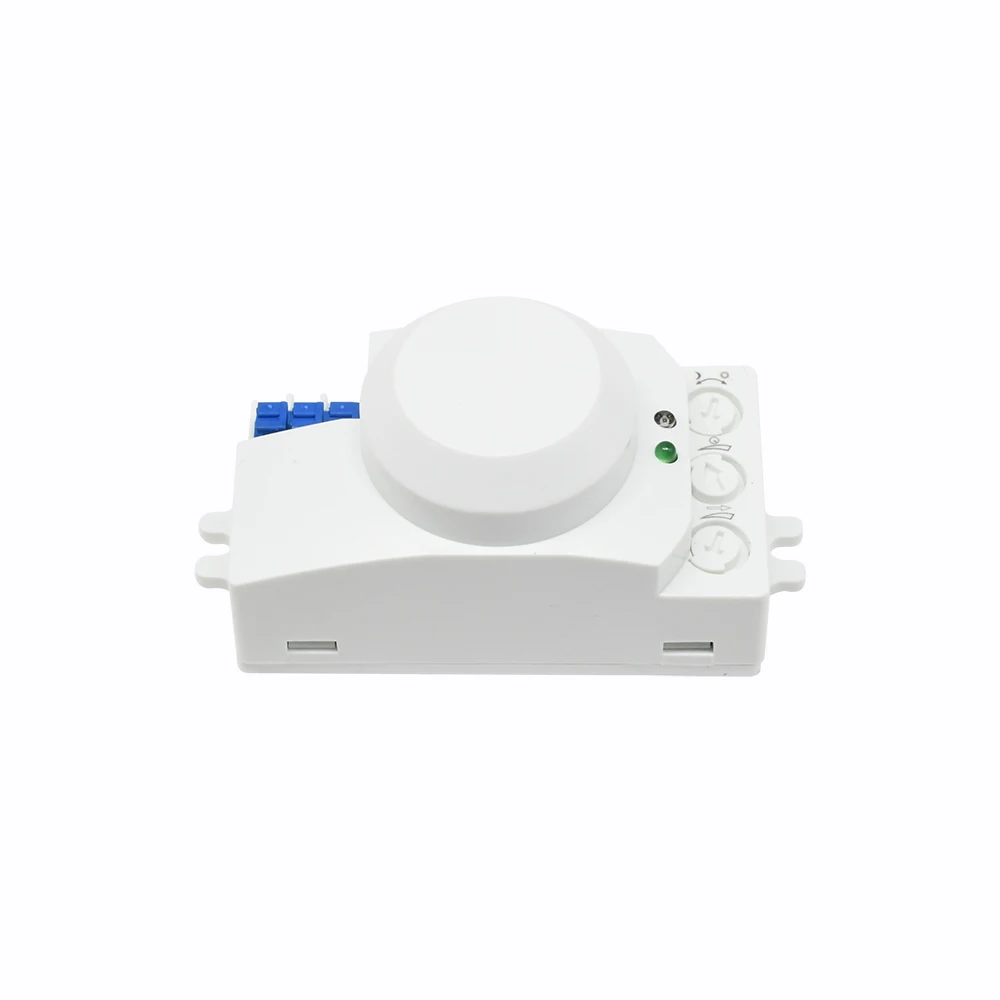 AC220-240V 5.8GHz Microwave Radar Sensor Switch Multi-Adjustment Body Motion Detector High Sensitivity LED Light Sensor Switch