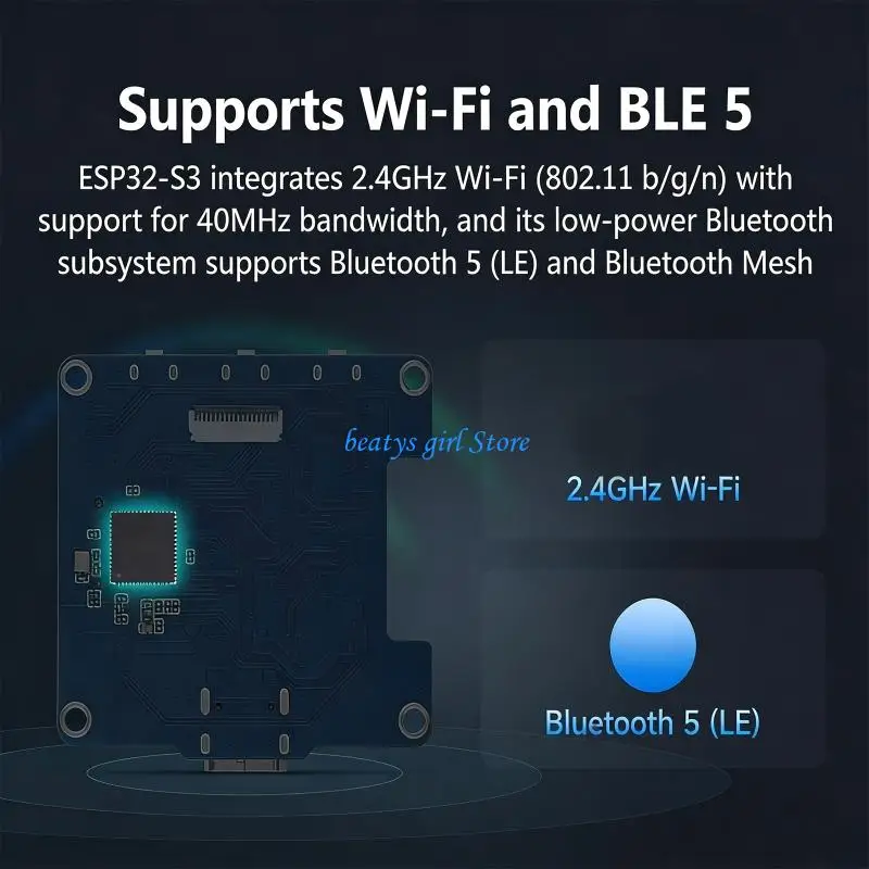c7ab-154インチ-240x240-lcd-ディスプレイ-タッチ可能スクリーン-互換-wifi-容量性スクリーン-xiaozhi-ai-ボイスチャット用