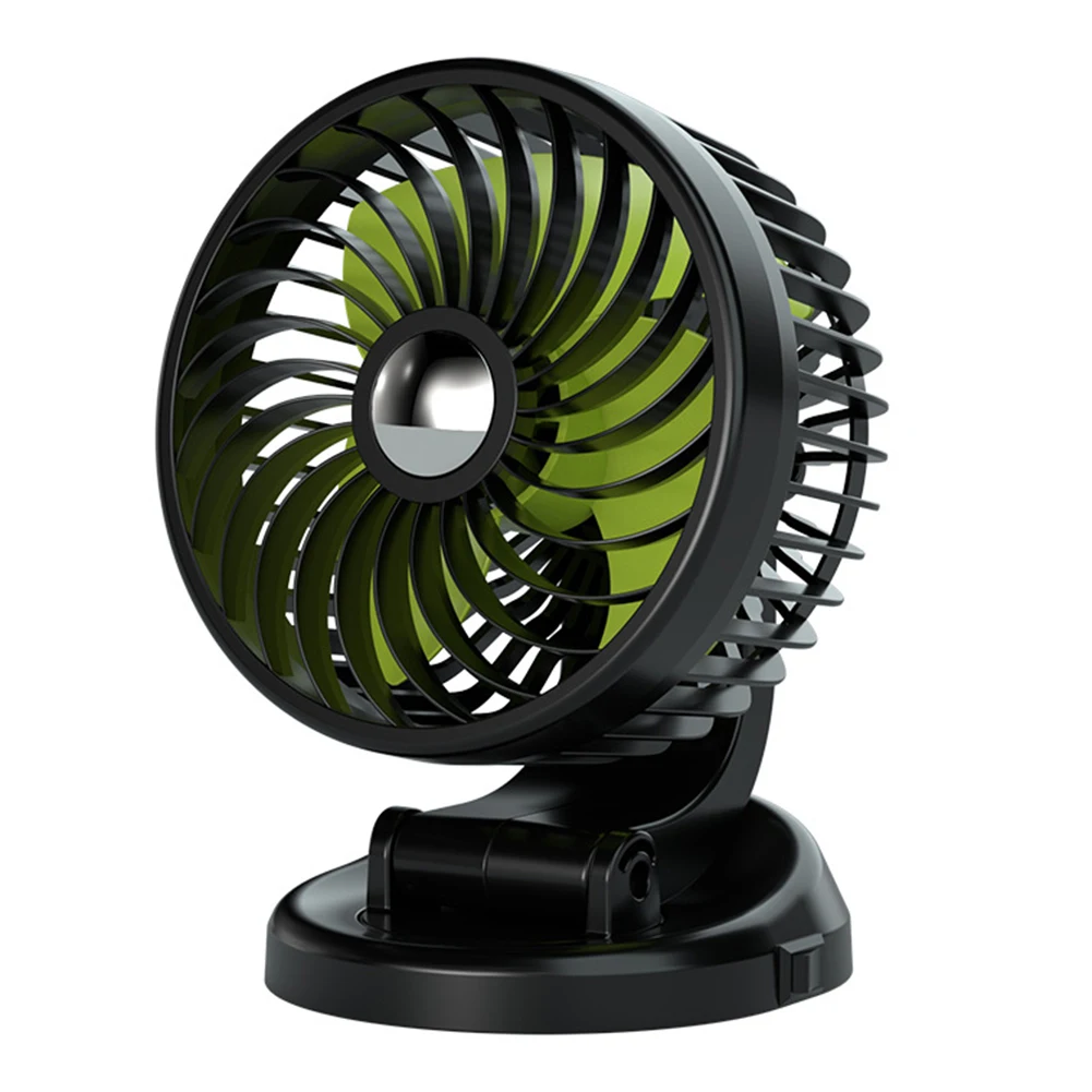 360 Degree Adjustable Car Fan for Cheshan F612 Energy Saving 5W Power Compact Cooling Solution for Vehicle Interior