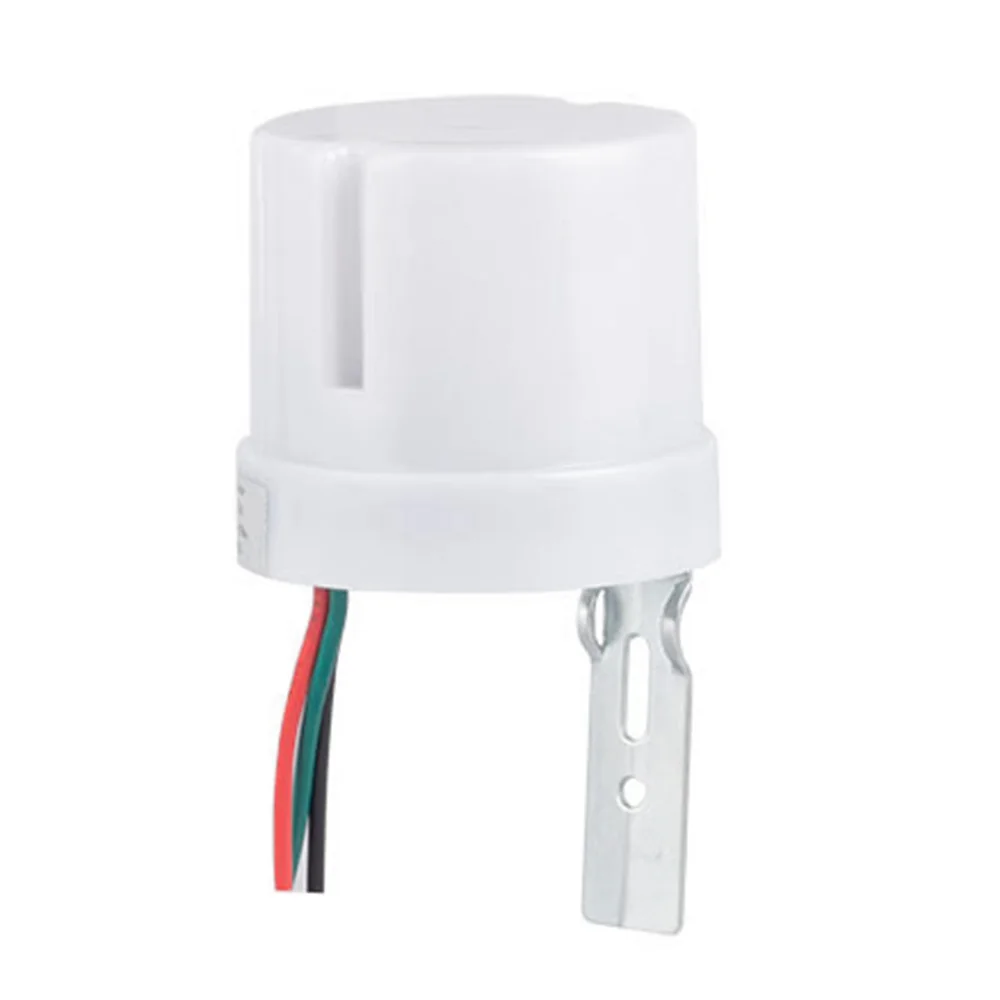 Automatic On Off Photocell street Light Switch DC 12V AC 220V/110V 50-60Hz 10A Photo Control Photoswitch Rainproof Sensor Switch