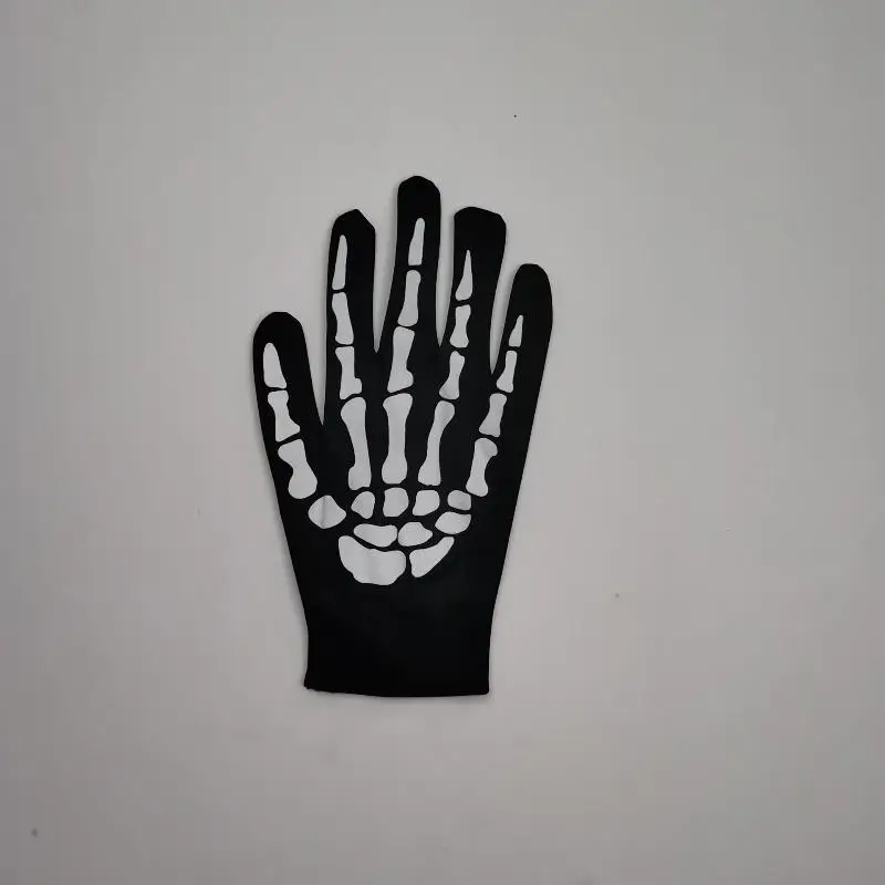 Neue Handschuhe mit Totenkopf- und Krallenmuster, dehnbare Handschuhe mit Skelett-Motiv für Halloween, Cosplay, Mottopartys und Kostüme. – Detail 10