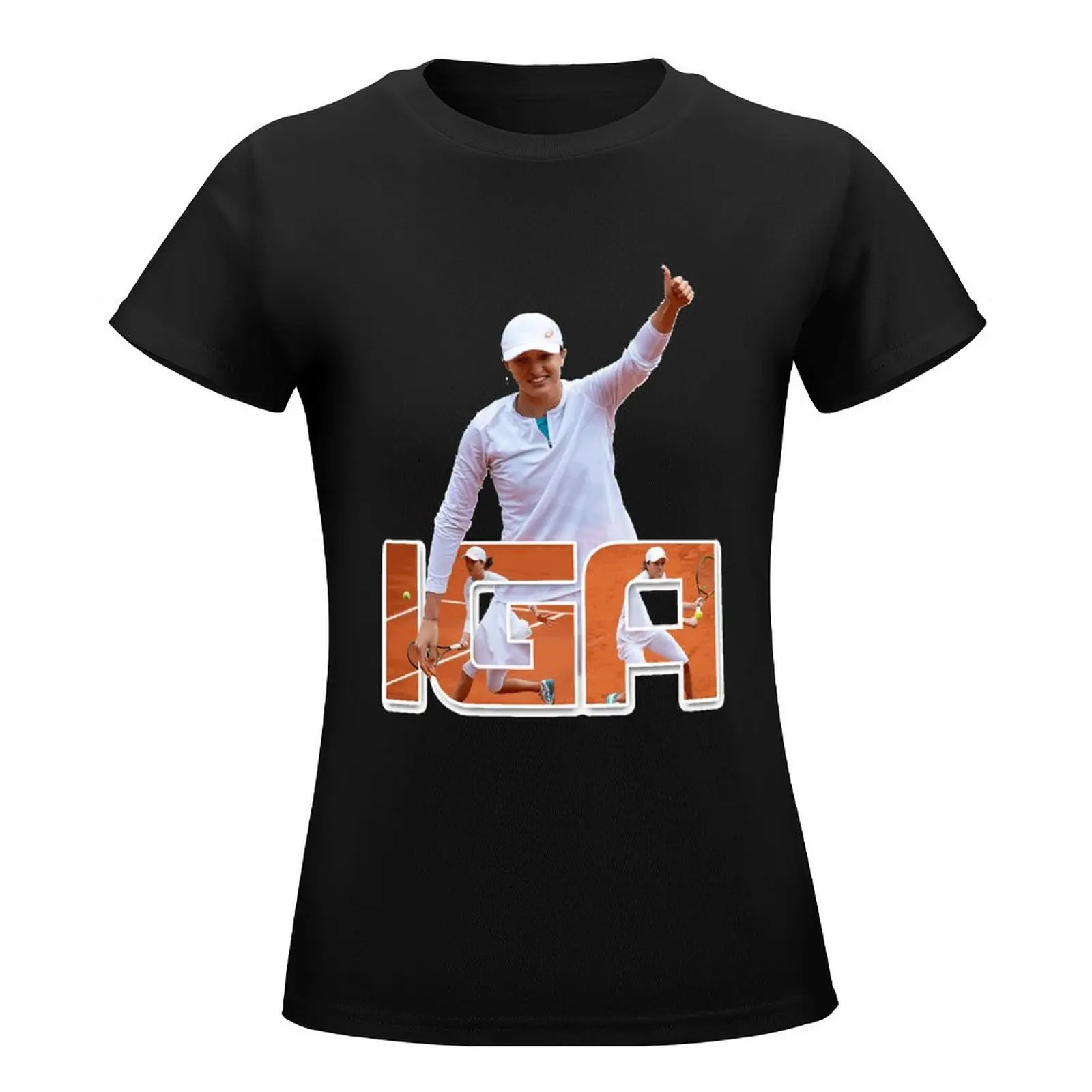 Iga Swiatek - Polish Tennis Star T-Shirt heavyweights sports fans t-shirts for Women cotton