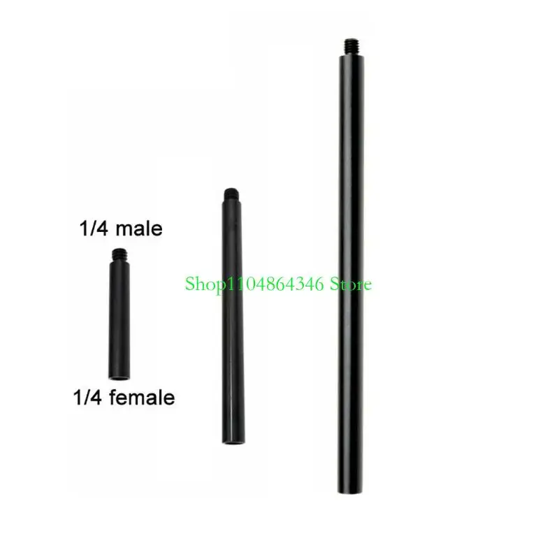 

5asd Outdoor Camping Aluminum Extended Rod Light Poles 1/4 Male Female Port