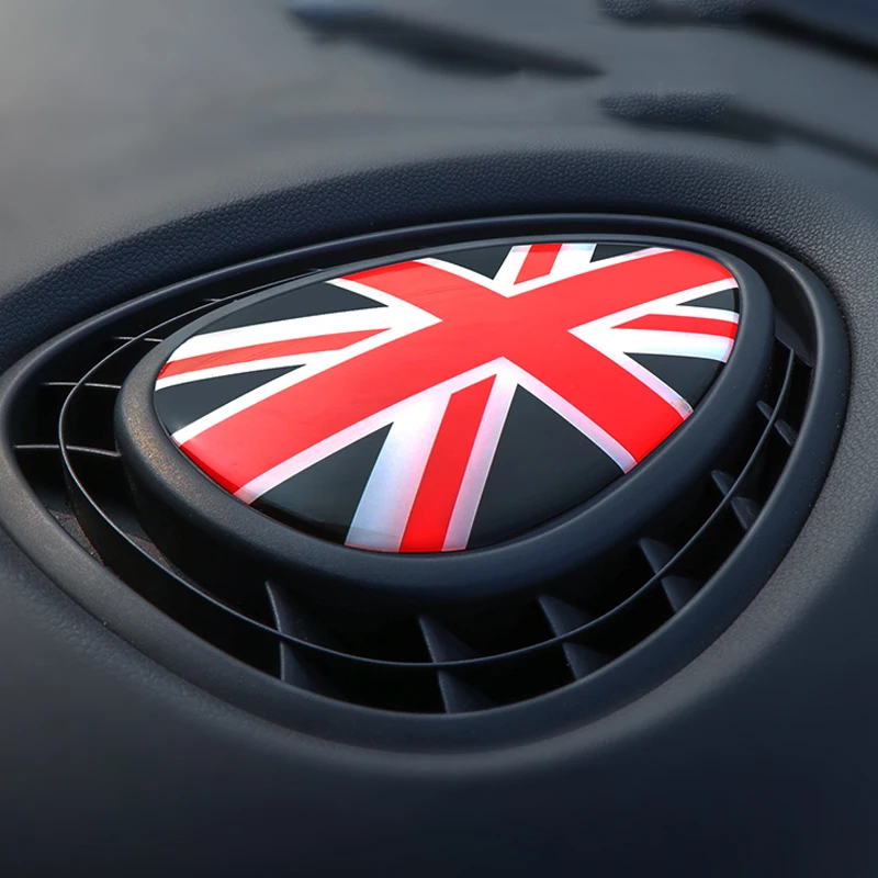 Union Jack Car Center Air Outlet 3D Cover Protect Sticker Decal For BMW MINI COOPER F54 F55 F56 F57 Clubman Interior Accessories