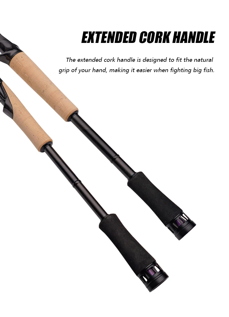 PURELURE NEW SHARPEN Pro 3,5-38g 5ft 6ft Spinn- und Casting-Ruten mit XF-Aktion, FUJI-Ringen für Zander, Barsch, Hecht und Wels – Detail 16
