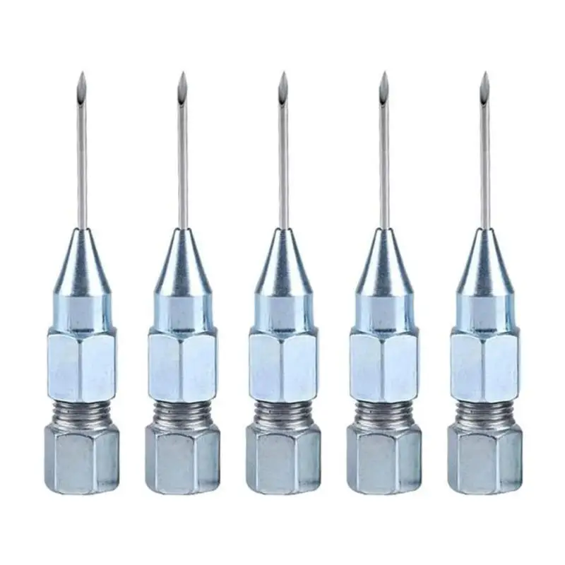 3/5PCS Removable Needle Nose Grease Head Grease Nozzle Grease Accessories Sealed Bearing Refueling Removable Detachable