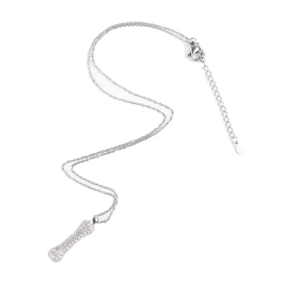 شخصية الماس النحاس الذكور الرياح الباردة نمط الكورية نمط قلادة الأزياء والمجوهرات النساء قلادة العظام سلسلة الترقوة #2