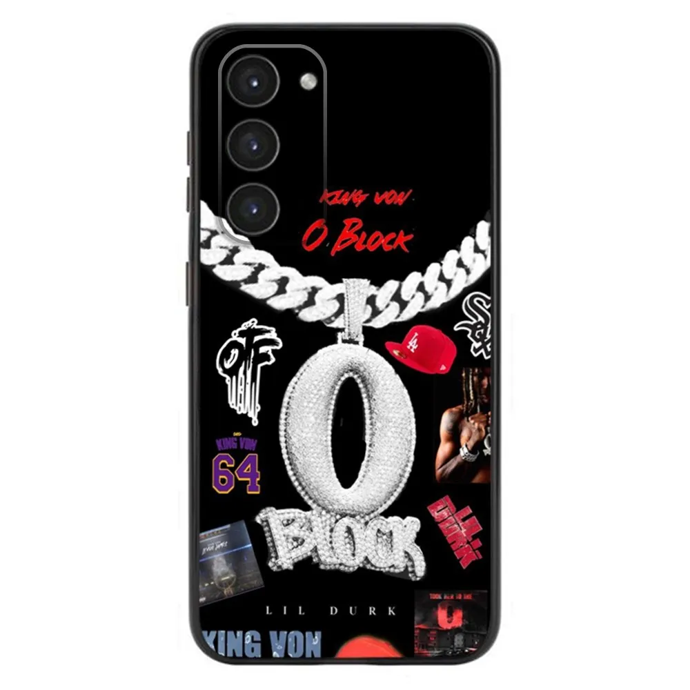 Rapper K-King V-Von Phone Case For Samsung Galaxy A20,A21s,A22,A31,A32,A52,A53,A72,73,A80,A91 Soft Liquid Silicone Black Cover