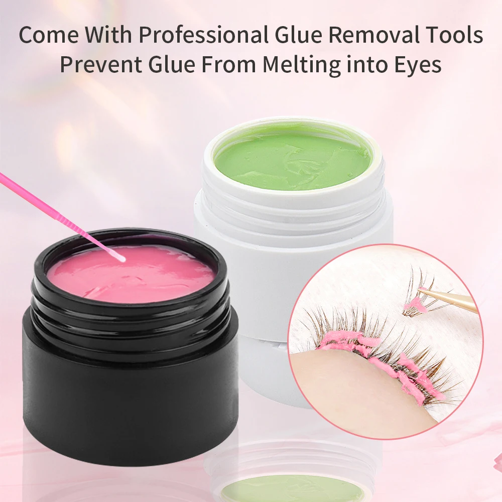 10g Wimpern Kleber Entferner Frucht Geschmack Entferner Creme Kleber für Wimpern Extensions Make-Up Werkzeuge Professionelle Creme Wimpern Entferner