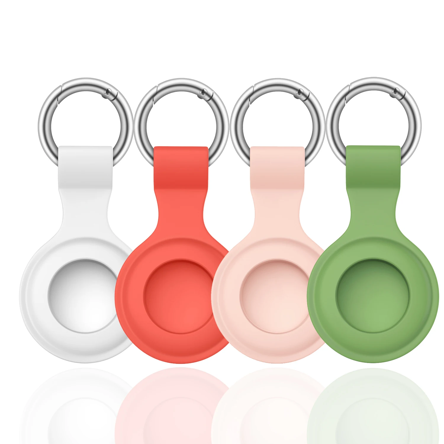 Чехол для Apple Airtags, силиконовый брелок, защитный чехол для Apple Airtag, трекер, локатор, устройство, анти-потерянный бампер