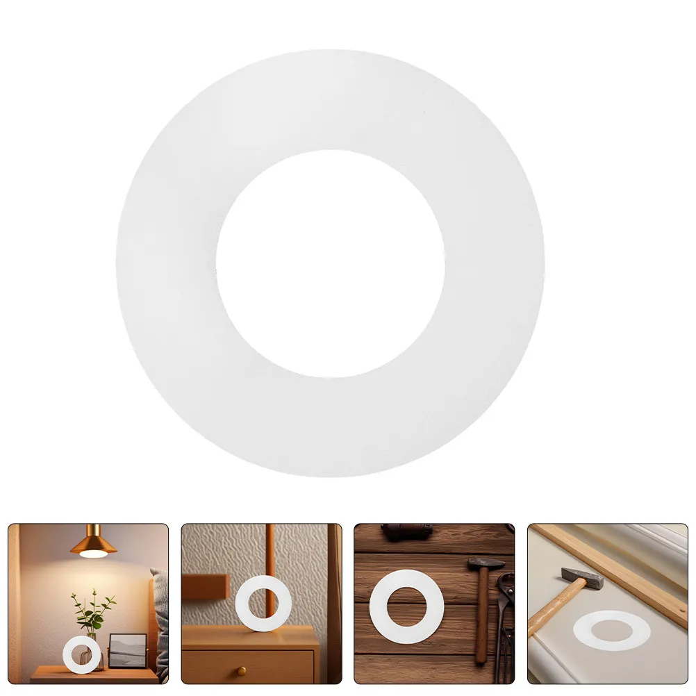 Iron Lamp Hole Replenish Ring for Oversized Or Misaligned Holes Circular Metal Trim Adapter Ring Lampshade Fixing Gasket Repair